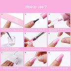 POLY NAIL GEL KIT - PINK & BLING