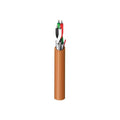 4 (2 PAIR) CONDUCTOR MULTI-PAIR CABLE BROWN 24 AWG FOIL 1000.0' (304.8M)