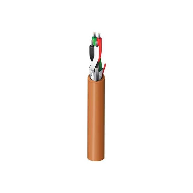 4 (2 PAIR) CONDUCTOR MULTI-PAIR CABLE BROWN 24 AWG FOIL 1000.0' (304.8M)