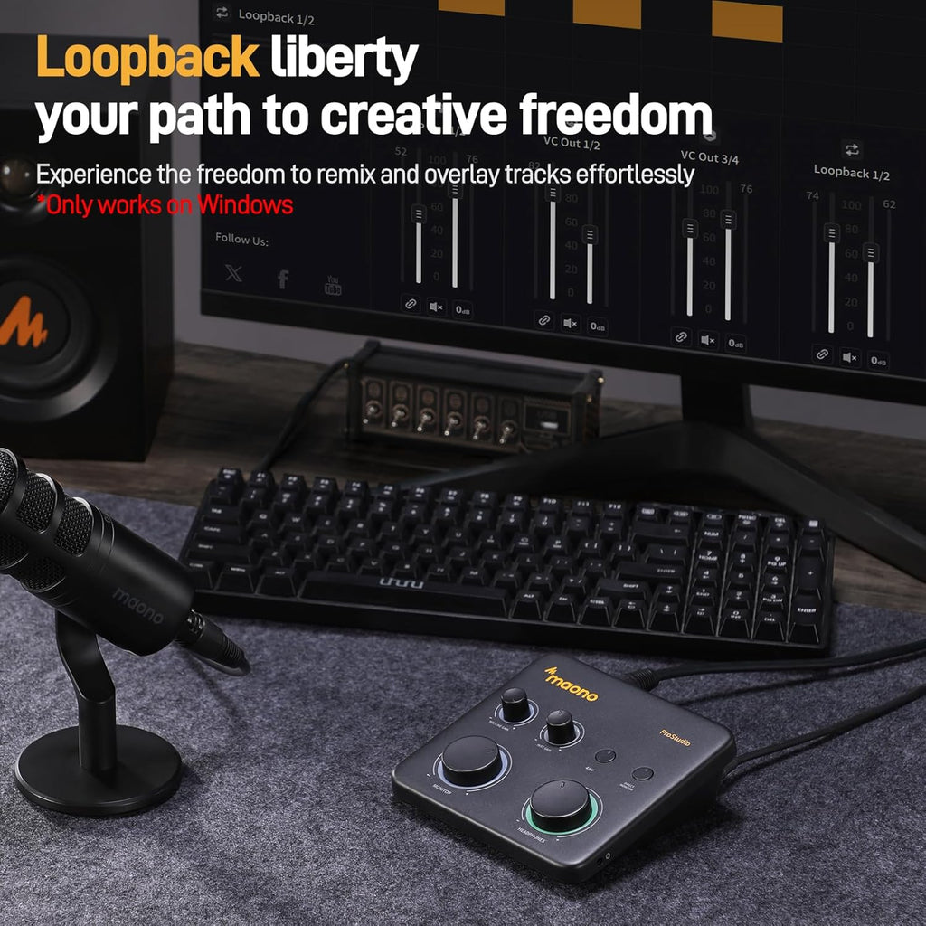 USB AUDIO INTERFACE FOR PC - PS22 LITE