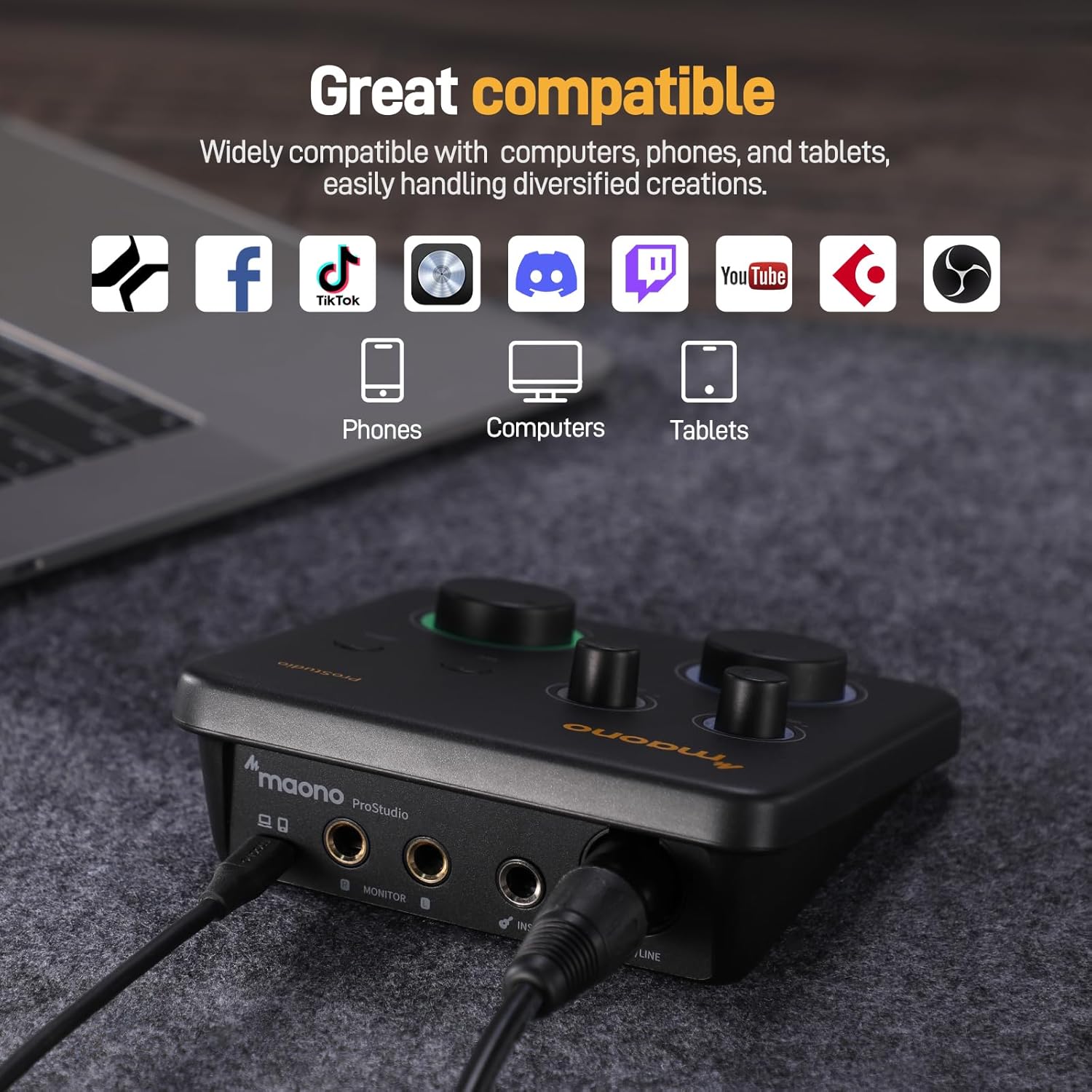 USB AUDIO INTERFACE FOR PC - PS22 LITE