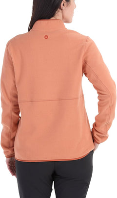 WOMEN'S ROCKIN 1/2 ZIP FLEECE JACKET  - SUNBURN