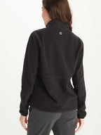 WOMEN'S ROCKIN 1/2 ZIP FLEECE JACKET  - BLACK