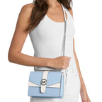 GREENWICH SMALL COLOR-BLOCK SIGNATURE LOGO CROSSBODY BAG