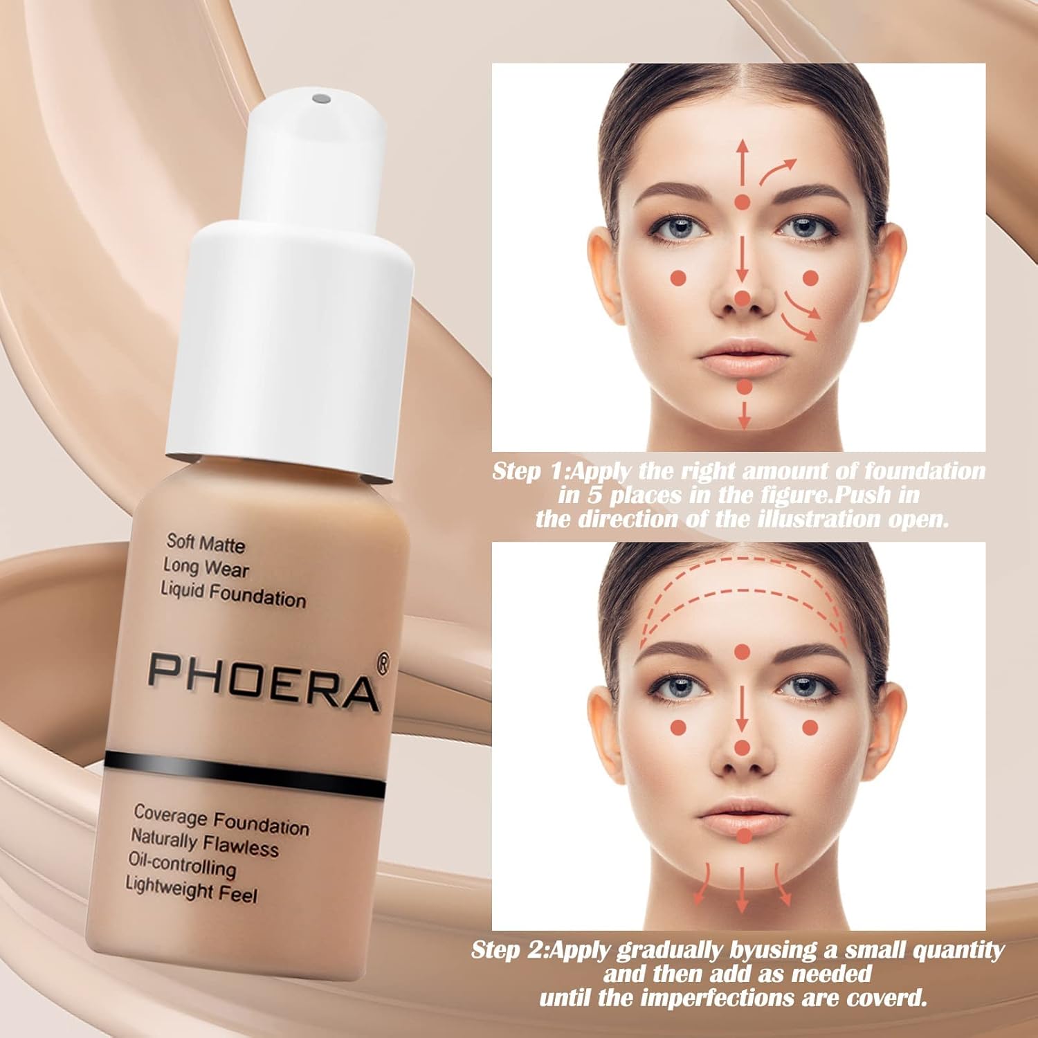 PHOERA Liquid Matte Foundation 30ML