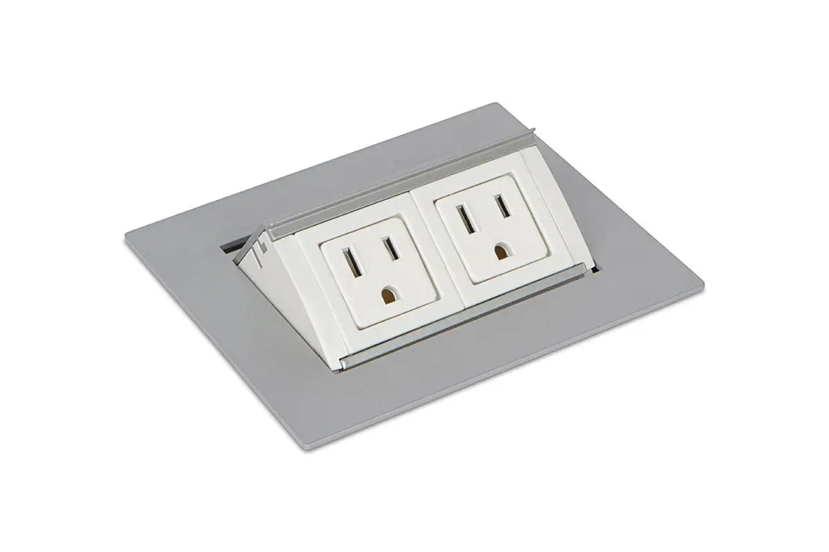 FLIP-UP POWER GROMMET - 2 POWER OUTLETS