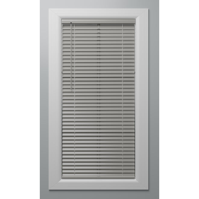 2-IN PRIVACY BLIND 36-IN X 64-IN GREY