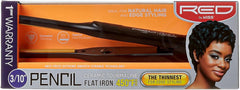 PENCIL FLAT IRON CERAMIC TOURMALINE HAIR STRAIGHTENER 0.3 INCH