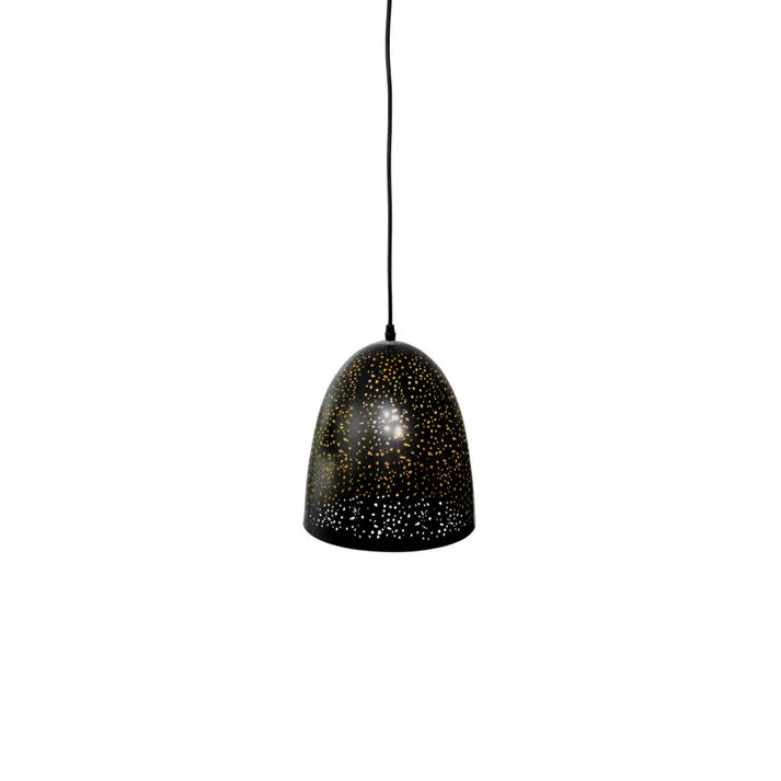 BLACK PERFORATED PENDANTS