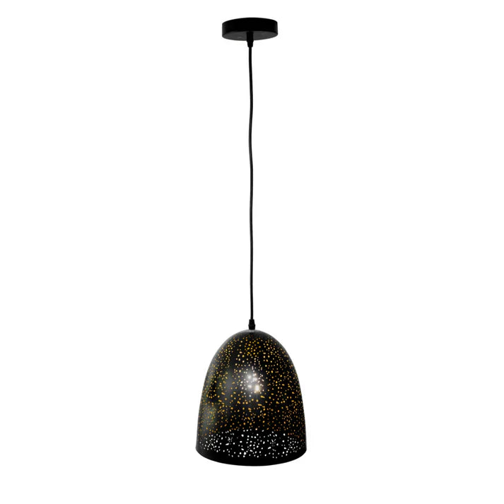 BLACK PERFORATED PENDANTS