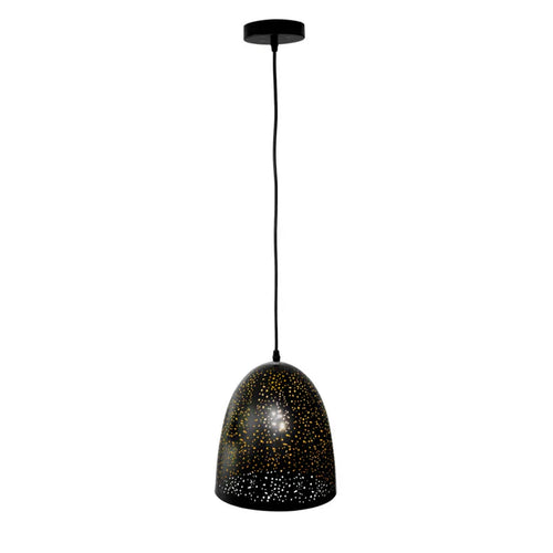 BLACK PERFORATED PENDANTS