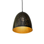 BLACK PERFORATED PENDANTS