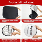 MAX DM5P 2-PIECE CAR WINDSHIELD SUN SHADE