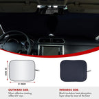 MAX DM5P 2-PIECE CAR WINDSHIELD SUN SHADE