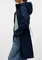 CHELSEA PARKA COAT - NAVY