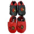 NHL OTTAWA SENATORS FAUX LEATHER BABY BOOTIES (18-24 MONTHS)