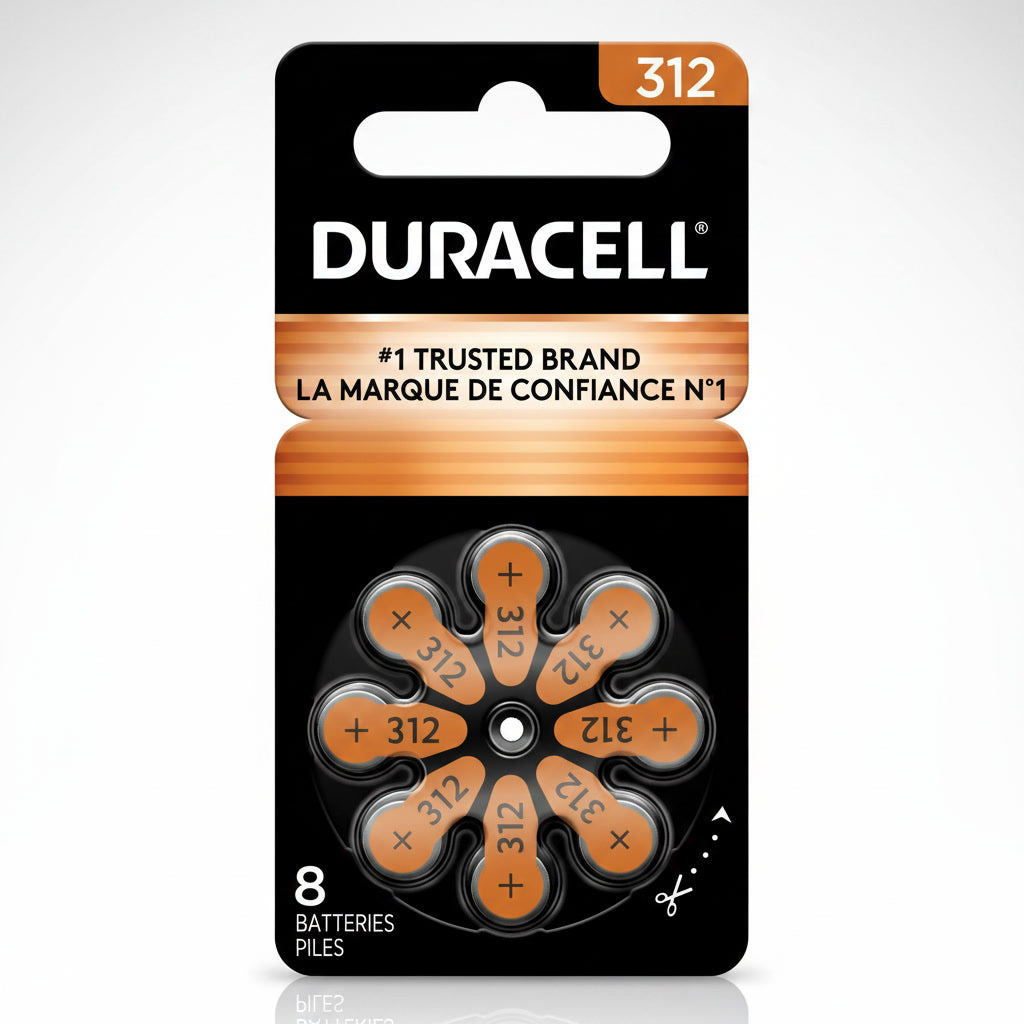 DURACELL 8PK HEARING AID BATTERY PACKS