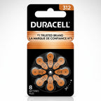 DURACELL 8PK HEARING AID BATTERY PACKS
