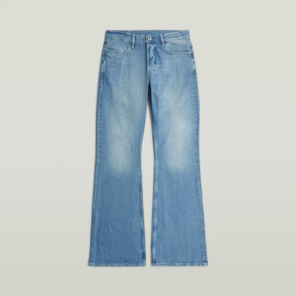 Triple A Flare Jeans | High Waist Bootcut Denim - Antique Faded Moonlit Ocean