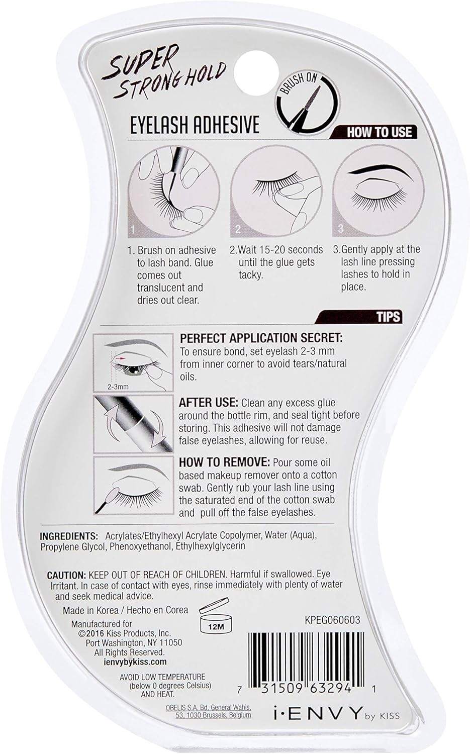 SUPER STRONG EYELASH ADHESIVE CLEAR