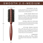 SMOOTH 2.0 PURE NATURAL BRISTLE BRUSH