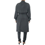 QUINN BLACK LIGHT TRENCH