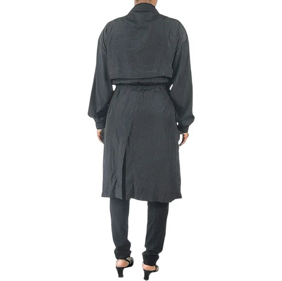 QUINN BLACK LIGHT TRENCH