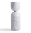 OCEANE WHITE MARBLE SIDE TABLE