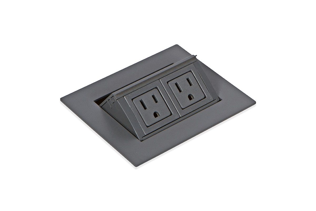 PCS82A/EE - FLIP-UP POWER GROMMET - 2 POWER OUTLETS