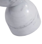 PENELOPE WHITE MARBLE SIDE TABLE
