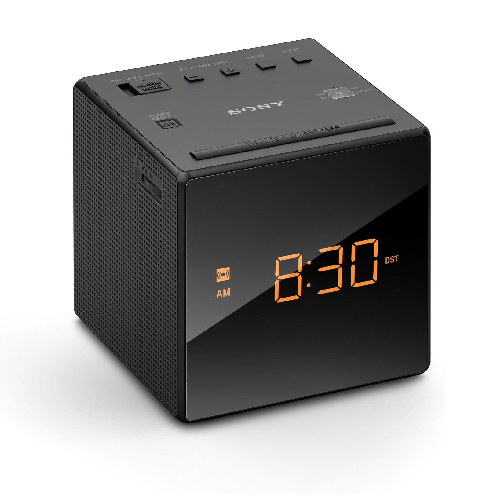 SONY ICFC1 ALARM CLOCK RADIO, BLACK